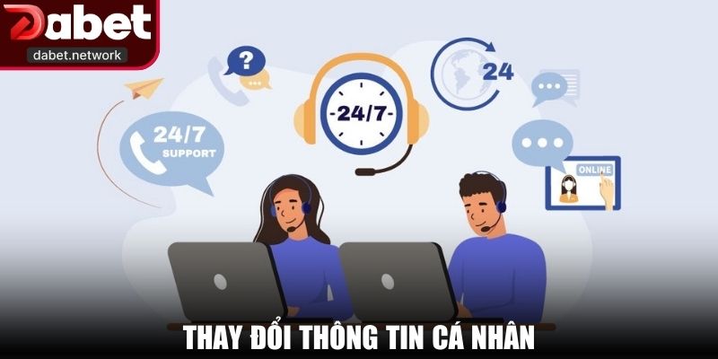 Thay đổi thông tin cá nhân